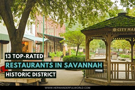 restaurants historic district savannah ga.